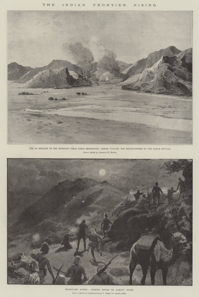 The Indian Frontier Rising by Charles Auguste Loye